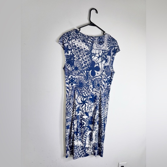 Tory Burch Blue Baltic Sea Dream Catcher Dress - Picture 4 of 11